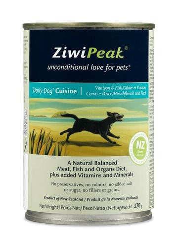 ZiwiPeak ‘Daily-Dog’ Moist Venison & Fish Cuisine (ciervo y pescado)